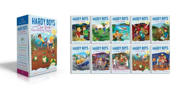 Hardy Boys Clue Book Case-Cracking Collection (Boxed Set): The Video Game Bandit; The Missing Playbook; Water-Ski Wipeout; Talent Show Tricks; Scavenger Hunt Heist; A Skateboard Cat-astrophe; The Pirate Ghost; The Time Warp Wonder; Who Let the Frogs Out?;