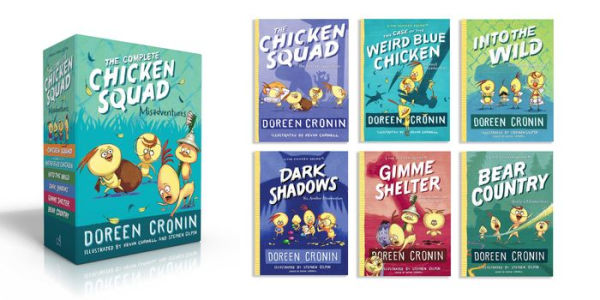 The Complete Chicken Squad Misadventures (Boxed Set): The Chicken Squad; The Case of the Weird Blue Chicken; Into the Wild; Dark Shadows; Gimme Shelter; Bear Country