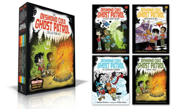 The Desmond Cole Ghost Patrol Collection #2 (Boxed Set): The Scary Library Shusher; Major Monster Mess; The Sleepwalking Snowman; Campfire Stories