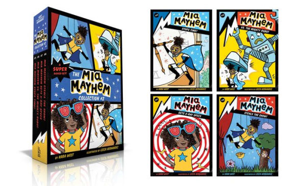 The Mia Mayhem Collection #2 (Boxed Set): Mia Mayhem Stops Time!; Mia Mayhem vs. the Mighty Robot; Mia Mayhem Gets X-Ray Specs; Mia Mayhem Steals the Show!