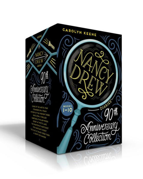 Nancy Drew Diaries 90th Anniversary Collection (Boxed Set): Curse of the Arctic Star; Strangers on a Train; Mystery of the Midnight Rider; Once Upon a Thriller; Sabotage at Willow Woods; Secret at Mystic Lake; The Phantom of Nantucket; The Magician's Secr