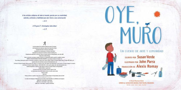 Oye, Muro (Hey, Wall): Un cuento de arte y comunidad