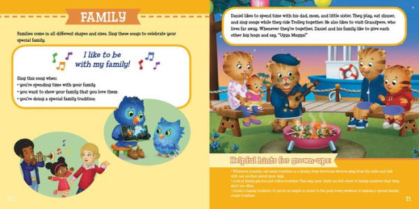 Daniel's Little Songs For Big Feelings (Book) - The Daniel Tiger's