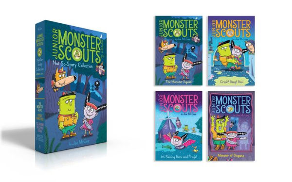 Junior Monster Scouts Not-So-Scary Collection Books 1-4 (Boxed Set): The Monster Squad; Crash! Bang! Boo!; It's Raining Bats and Frogs!; Monster of Disguise