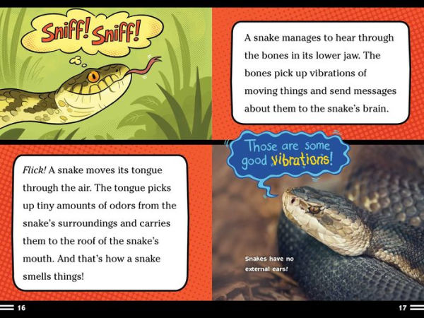 Snakes Smell with Their Tongues!: And Other Amazing Facts (Ready-to-Read Level 2)