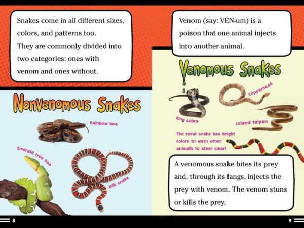 Snakes Smell with Their Tongues!: And Other Amazing Facts (Ready-to-Read Level 2)