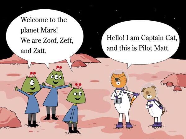 Captain Cat Goes to Mars: Ready-to-Read Pre-Level 1