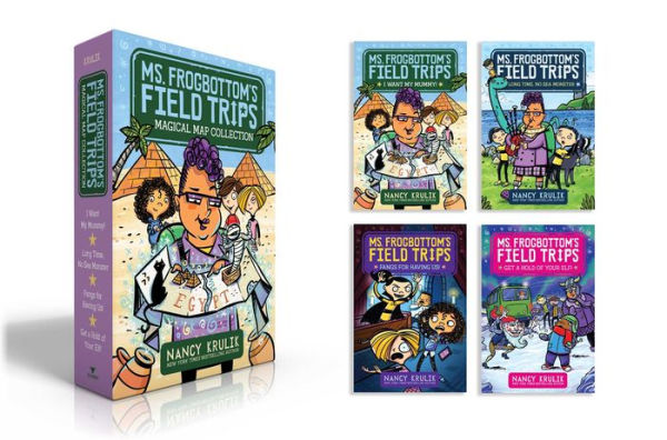 Ms. Frogbottom's Field Trips Magical Map Collection (Boxed Set): I Want My Mummy!; Long Time, No Sea Monster; Fangs for Having Us!; Get a Hold of Your Elf!