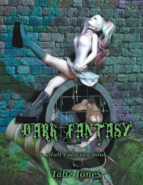 Dark Fantasy Adult Coloring Book