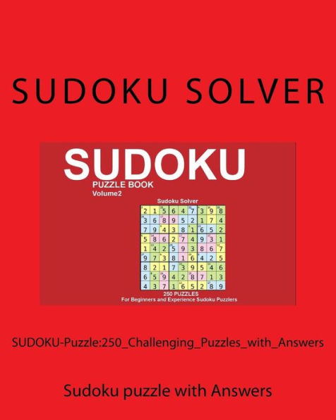SUDOKU-Puzzle: 250_Challenging_Puzzles_with_Answers: Sudoku puzzle with Answers