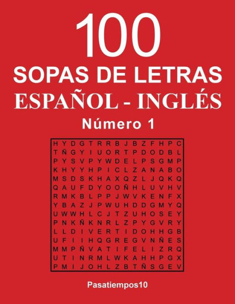 100 Sopas de letras Espaï¿½ol - Inglï¿½s - N. 1
