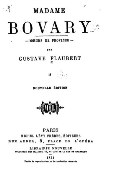 Madame Bovary, moeurs de province