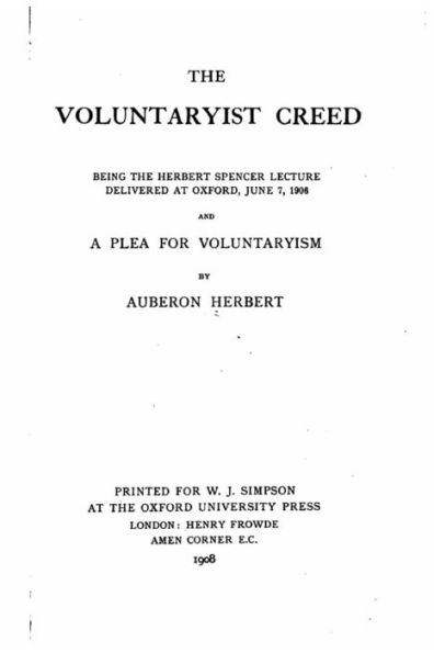 The Voluntaryist Creed