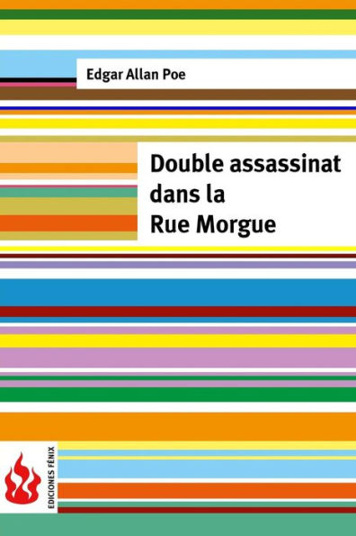 Double assassinat dans la Rue Morgue: (low cost). Édition limité