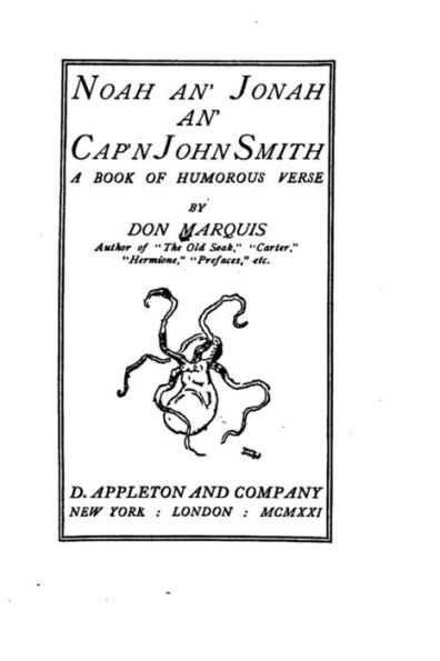 Noah an' Jonah Cap'n John Smith, a book of humorous verse