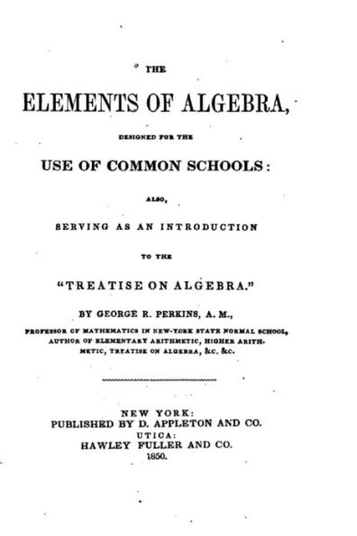 The Elements of Algebra