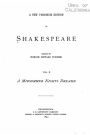 A New Variorum Edition of Shakespeare - Vol. X - A Midsommer Nights Dreame