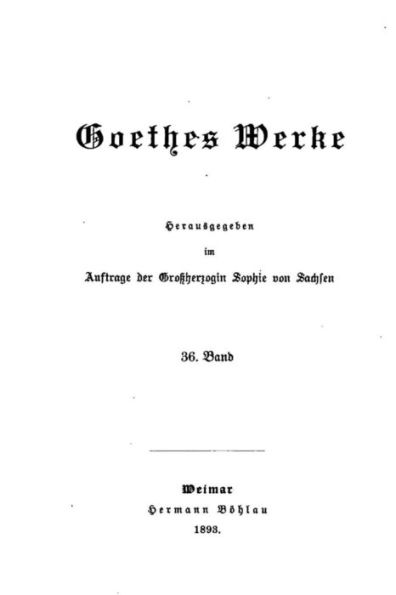 Goethes Werke