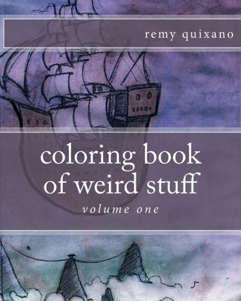 coloring book of weird stuff