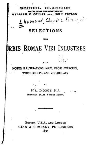Selections From Urbis Romae Viri Inlustres