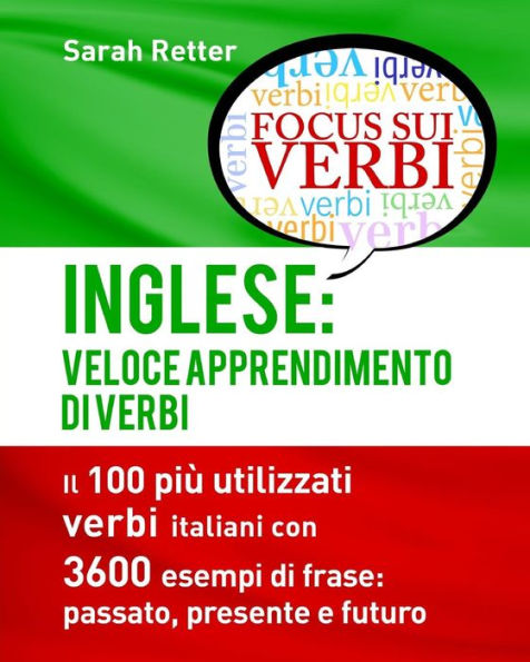 Inglese: Veloce Apprendimento di Verbi: Il 100 più utilizzati verbi inglesi con 3600 esempi de frase: passato, presente e futuro.