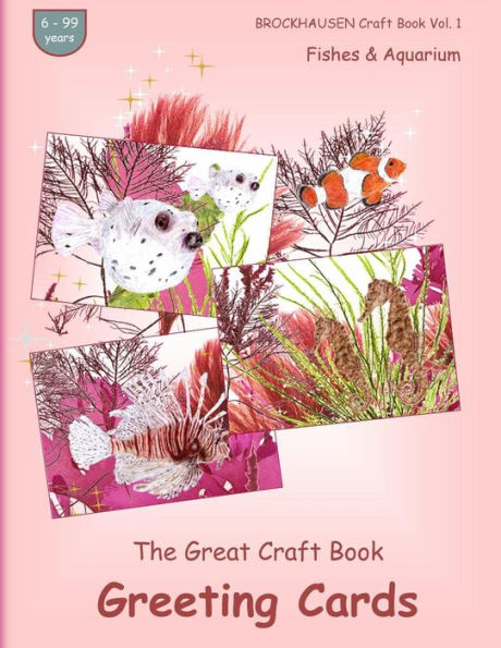 BROCKHAUSEN Craft Book Vol. 1 - The Great Craft Book - Greeting Cards: Fishes & Aquarium