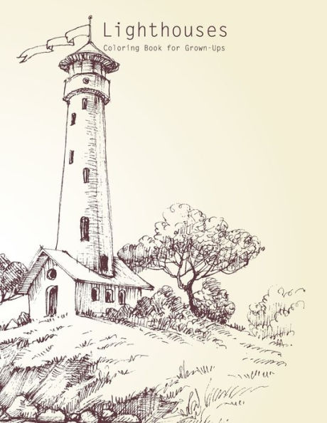 Lighthouses Coloring Book for Grown-Ups 1