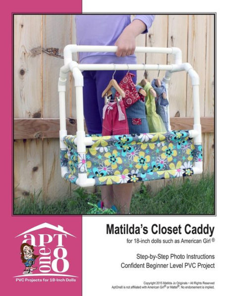 Matilda's Closet Caddy: Confident Beginner-Level PVC Project for 18-inch Dolls