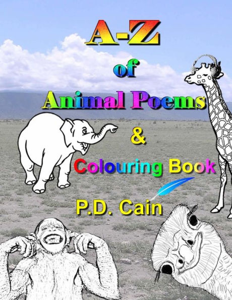 A-Z of Animal Poems & Colouring Book