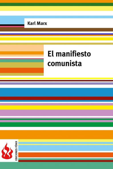El manifiesto comunista: (low cost). Edición limitada