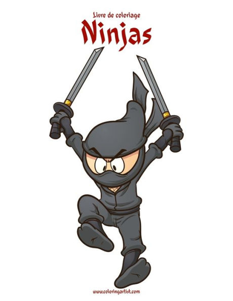 Livre de coloriage Ninjas 1