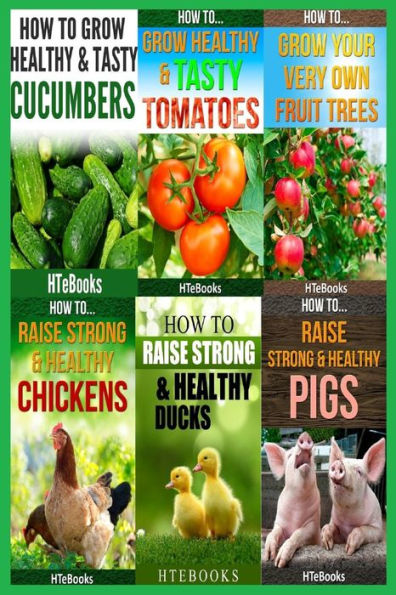 6 books in 1: Agriculture, Agronomy, Animal Husbandry, Sustainable Agriculture, Tropical Agriculture, Farm Animals, Vegetables, Fruit Trees, Chickens, Ducks, Pigs, Tomatoes, Cucumbers