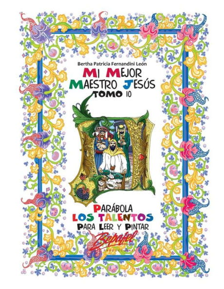 Mi mejor maestro Jesús-Parábola Los Talentos: Para leer y pintar