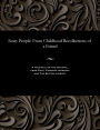 Scary People: From Childhood Recollections of a Friend