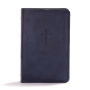 CSB Compact Bible, Navy LeatherTouch, Value Edition