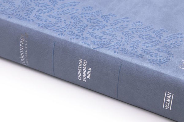 CSB (in)courage Devotional Bible, Blue LeatherTouch Indexed