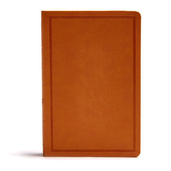 CSB Deluxe Gift Bible, Tan LeatherTouch