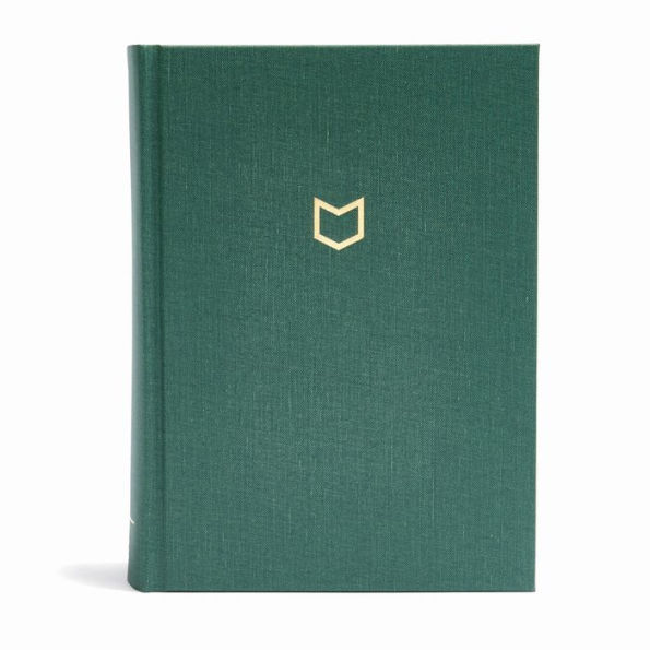 CSB He Reads Truth Bible, Evergreen Cloth Over Board, Indexed