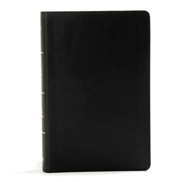 KJV Large Print Personal Size Reference Bible, Black Leathertouch Indexed