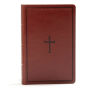 KJV Large Print Personal Size Reference Bible, Brown LeatherTouch