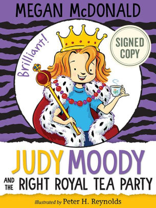 Judy Moody And The Right Royal Tea Party Judy Moody Series 14signed Book - 