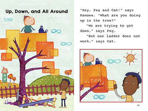 Peg Up a Tree: A Level 1 Reader (Peg + Cat Series)