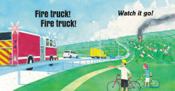 Alternative view 3 of Wheels: (A Rhyming Vehicle Guessing Game Featuring Fire Trucks, Big Rig Semi Trucks, Motorcycles, and More for Babies, Toddlers, Preschoolers, and Kids Ages 2-5)