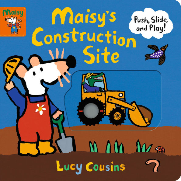 Maisy's Construction Site: Push, Slide, and Play! (A Maisy the Mouse Interactive Board Book for Toddlers and Kids)