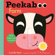 Title: Peekaboo: Farm: (An Interactive Board Book for Babies & Toddlers with Mirror & Sliders to Push, Pull, or Turn. Cute Artwork Includes Corn, Barn, Horse, Pig, & More.), Author: Camilla Reid