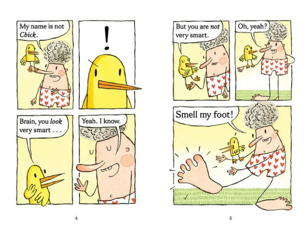 Chick and Brain: Smell My Foot!