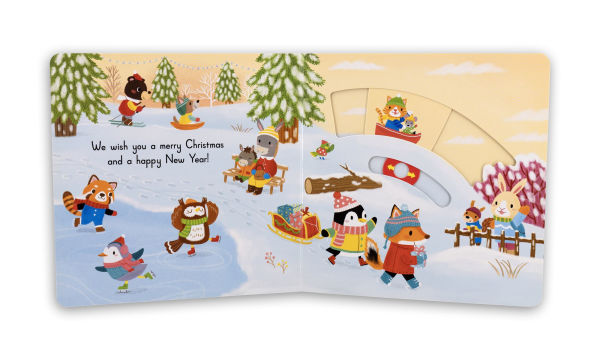 We Wish You a Merry Christmas: (A Christmas Carol Board Book with Interactive Sliders and QR Code for Instrumental and Vocal Versions - For Babies and Toddlers)