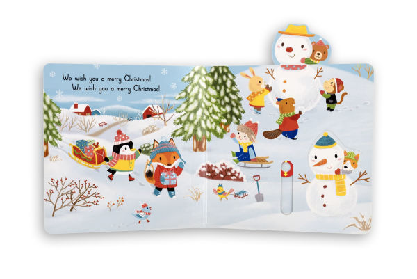 We Wish You a Merry Christmas: (A Christmas Carol Board Book with Interactive Sliders and QR Code for Instrumental and Vocal Versions - For Babies and Toddlers)