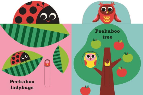 Peekaboo: Bear: (An Interactive Board Book for Babies & Toddlers with Mirror & Sliders to Push, Pull, or Turn. Cute Artwork Includes Ladybugs, Bunnies, Butterflies, & More)