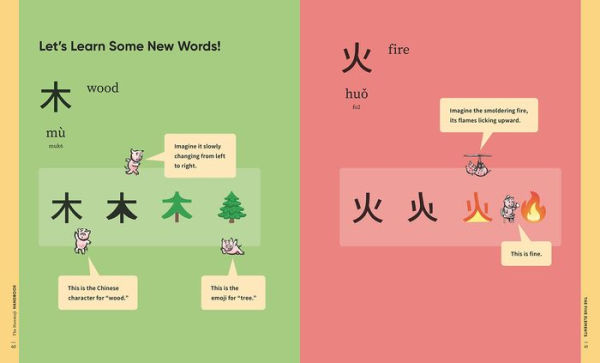 The Hanmoji Handbook: Your Guide to the Chinese Language Through Emoji